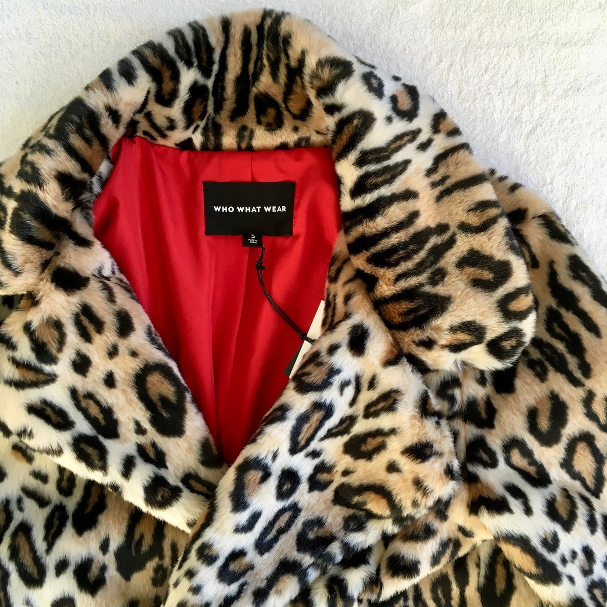 Fur leopard 2025 print jacket