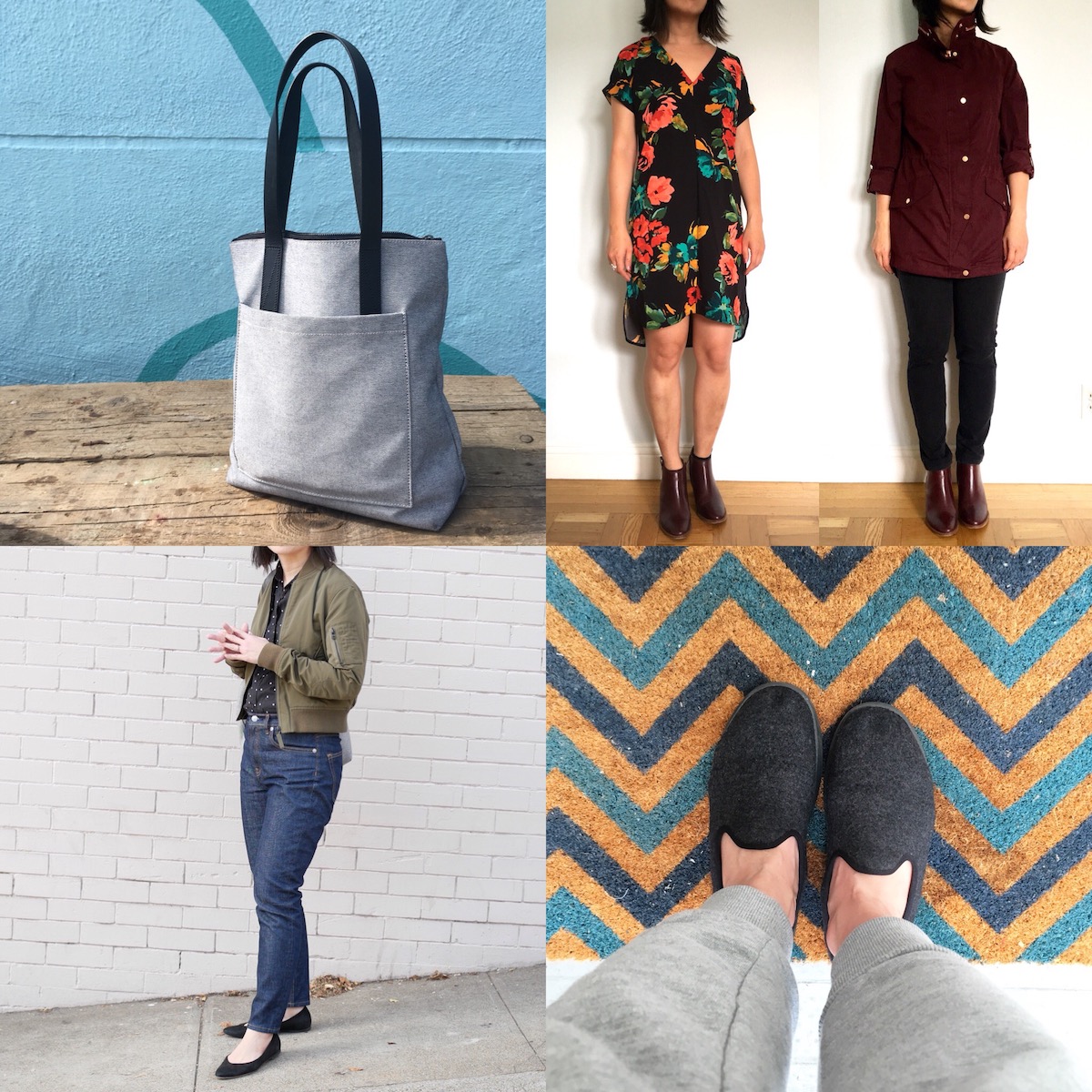 Top Welcome Objects posts of 2017, featuring a totebag, some outfits, some shoes.