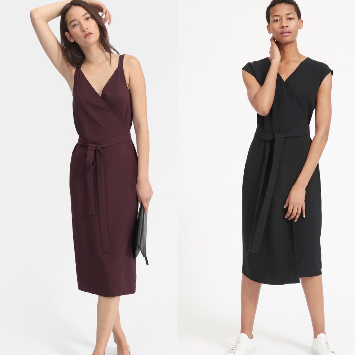 Fitting Room Review: Everlane Japanese GoWeave Wrap Dresses - Welcome  Objects