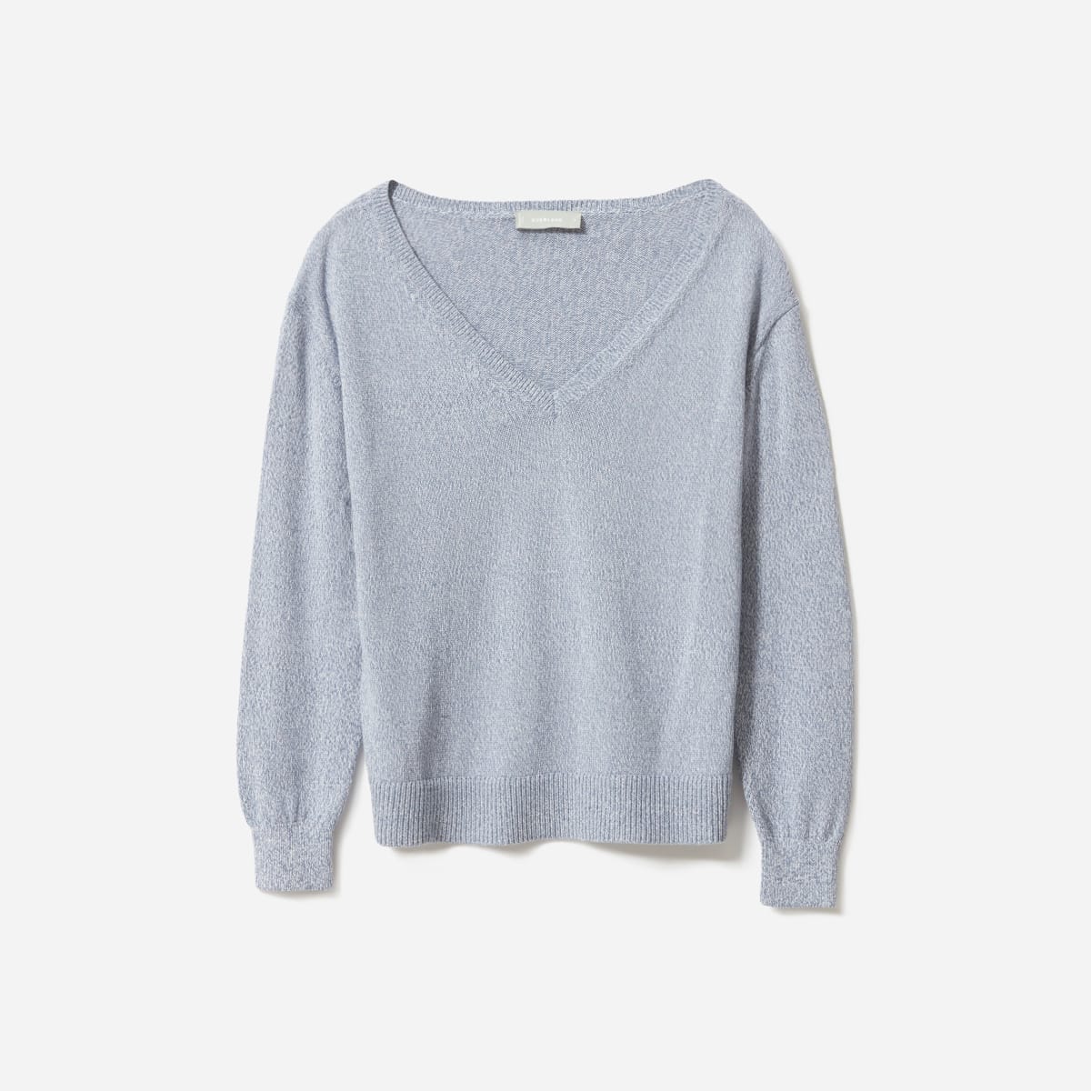 Everlane Soft Cotton V-neck Sweater