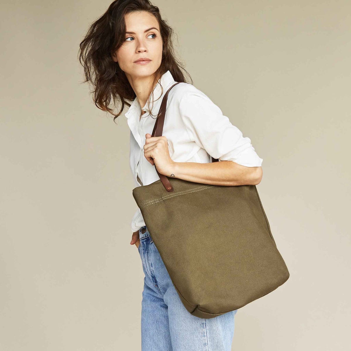 Madewell Transport Bag Comparison Small Medium and Large Tote