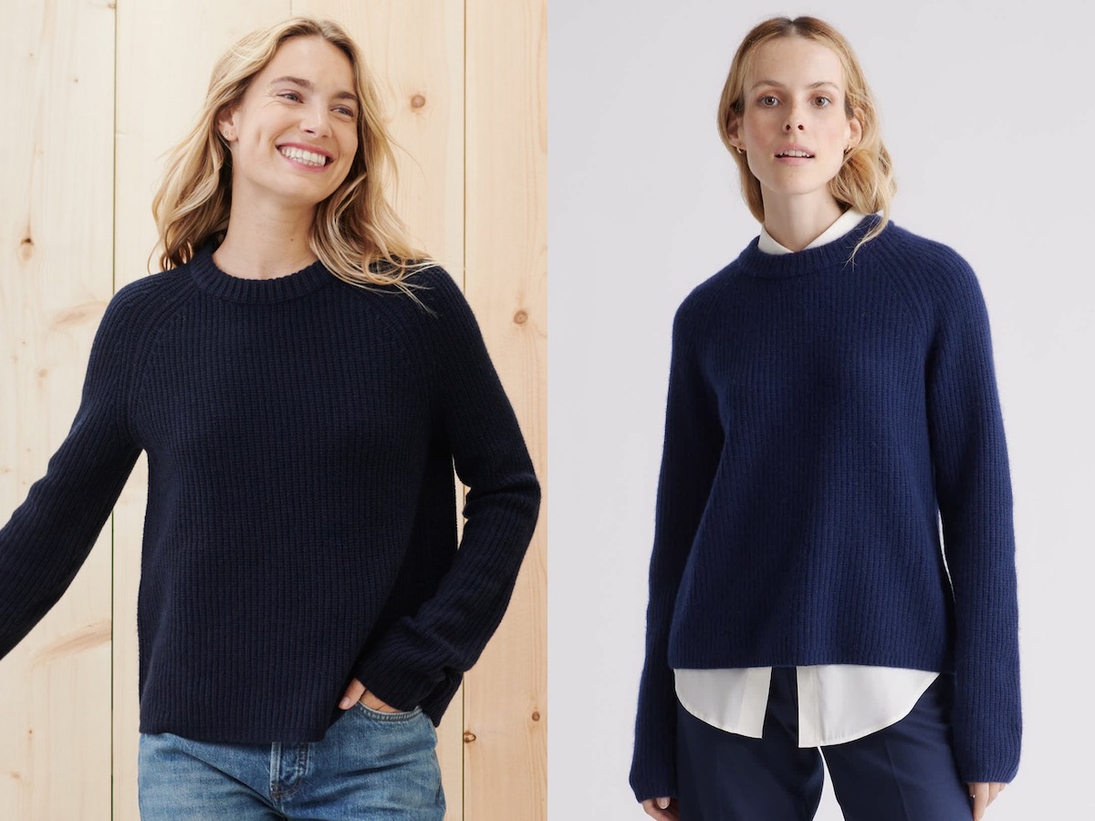 Quince Try-On: Cashmere Fisherman Crewneck Sweater - Welcome Objects